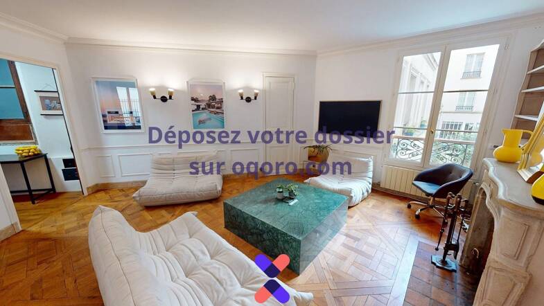 Appartement à louer 3 800 € 4 pièces 3 chambres 100 m² 1er étage Trudaine-Maubeuge Paris 9ème 75009