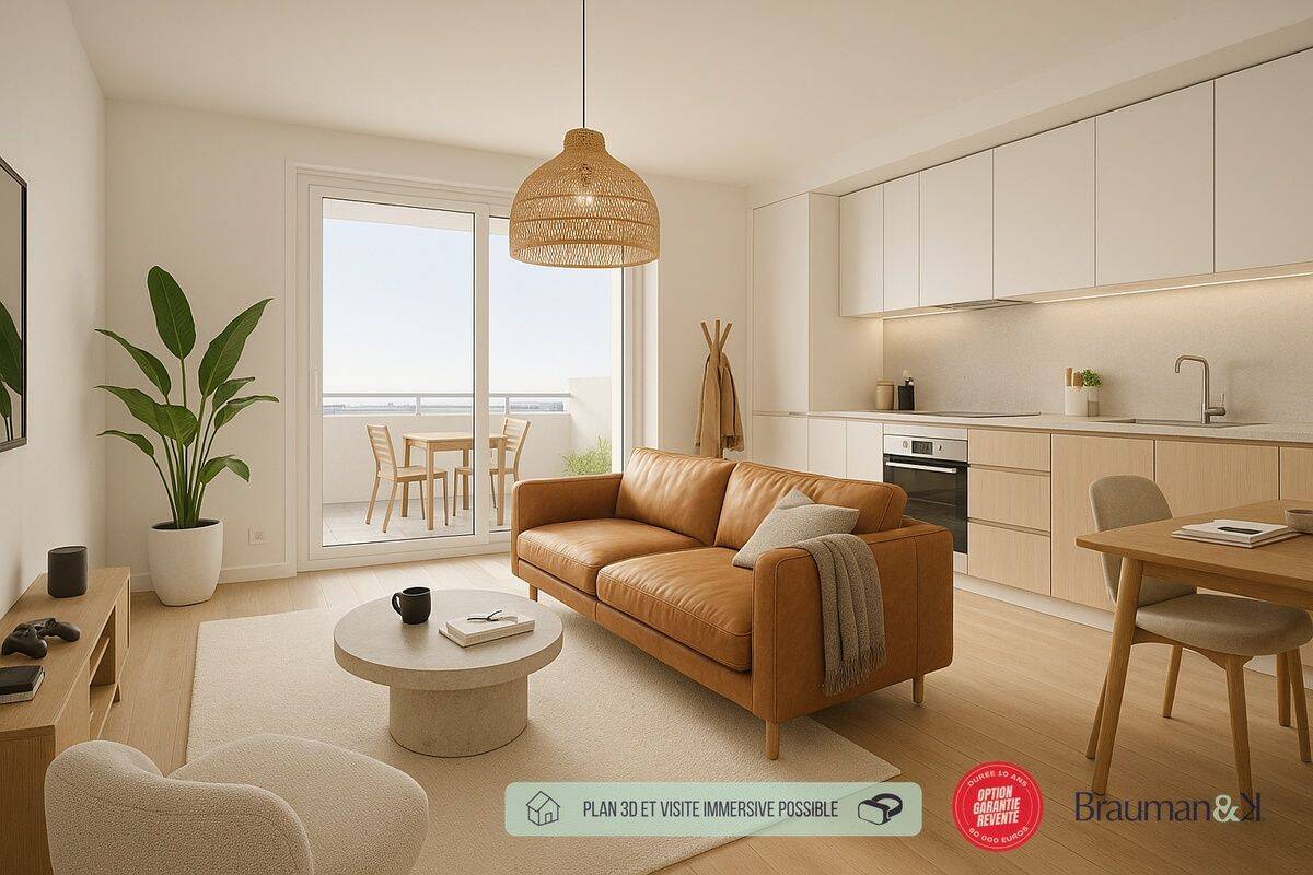 Appartement 2 pièces 43 m² · à Beauchamp · 43 m² · 270 000 €