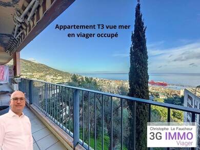 Appartement en viager occupé Bouquet 130 000 € 3 pièces 2 chambres 70 m² 2ème étage Centre Ville-Cardo Bastia 20200