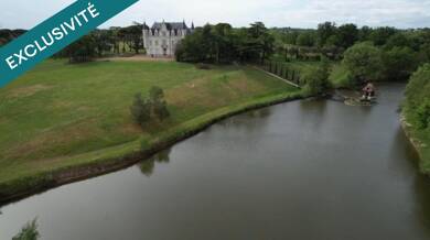 Château à vendre 2 390 000 € 20 pièces 15 chambres 2 600 m² 70 000 m² de terrain Ingrandes-le Fresne sur Loire 49123
