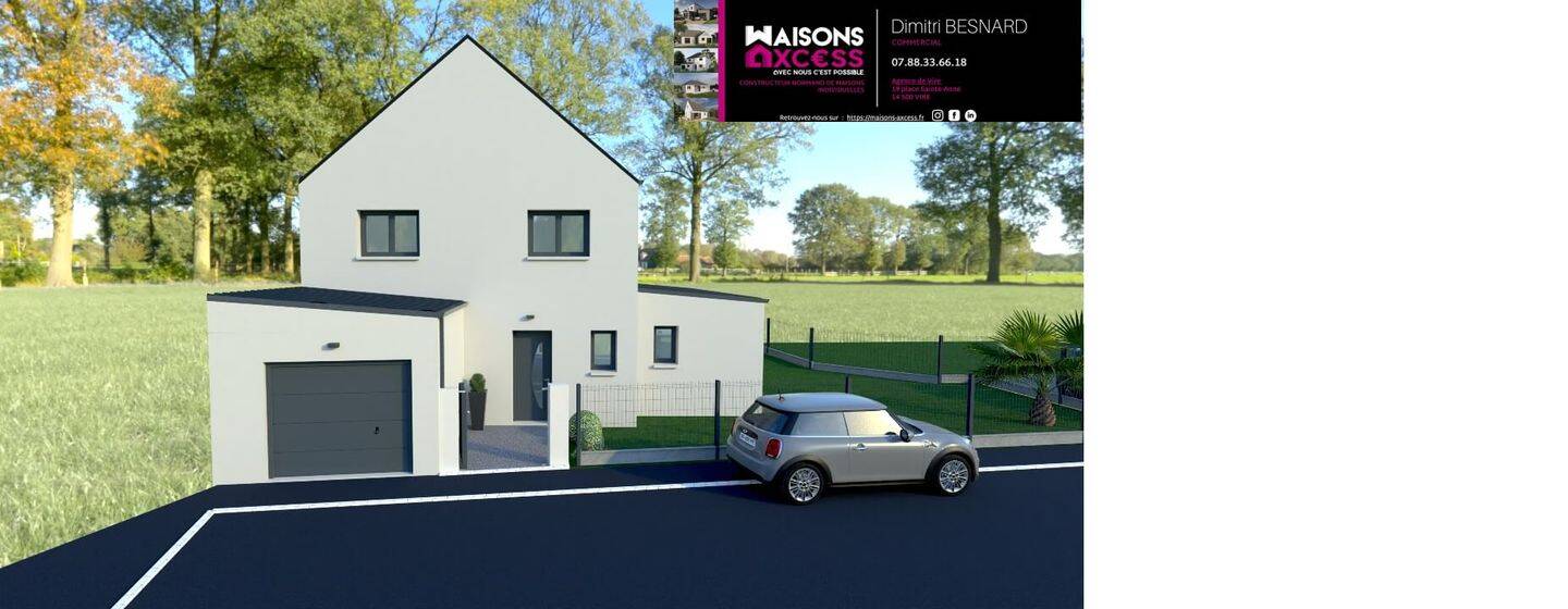 Maison 5 pièces 98 m² · à Frénouville · 98 m² · 275 600 €