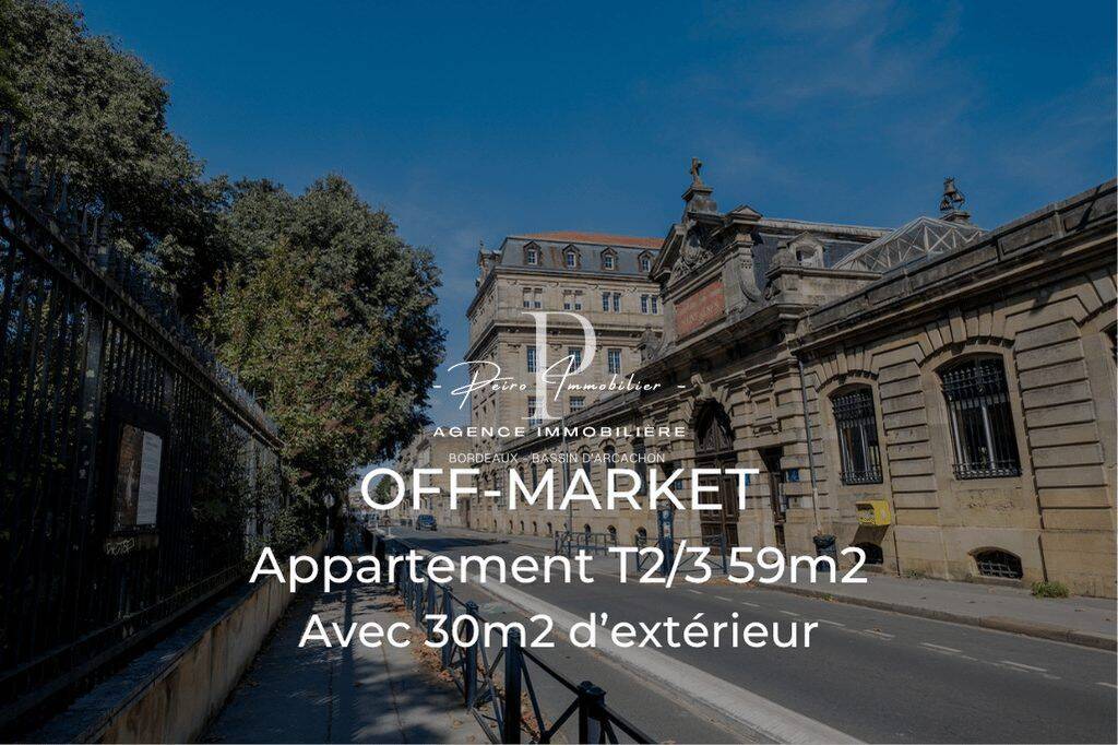 Appartement 3 pièces 59 m² · à Bordeaux · 59,2 m² · 255 000 €