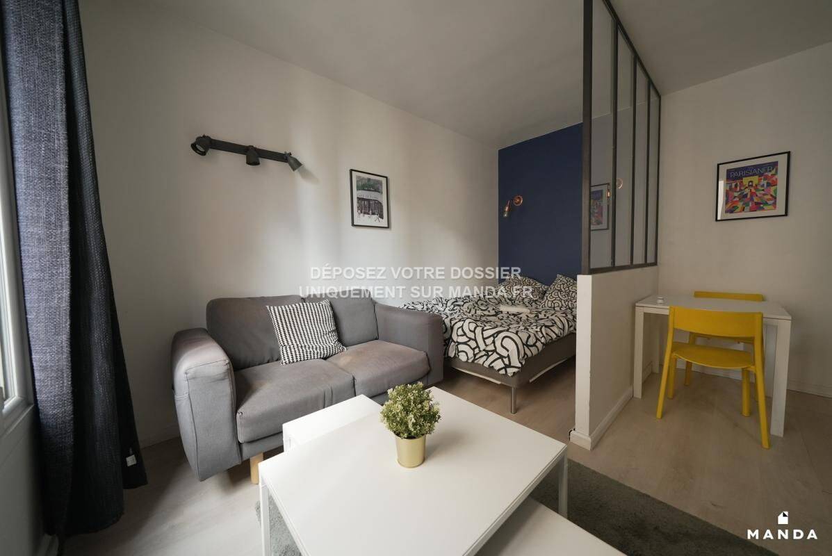 Appartement 1 pièce 19 m² · à Paris 19ème Arrondissement · 19 m² · 890 €/mois