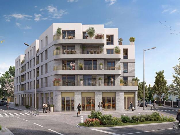 Appartement à vendre - neuf 220 600 € 3 pièces 60,3 m² Étage 2/5 dès le 31/12/2027 L'Avenir Stains 93240