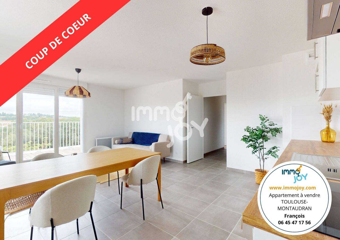 Appartement 3 pièces 60 m² · à Toulouse · 60 m² · 237 600 €