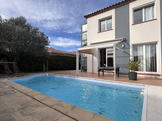 Villa à vendre - Première occupation 440 000 € 6 pièces 3 chambres 142 m² 378 m² de terrain Sud Cabestany 66330