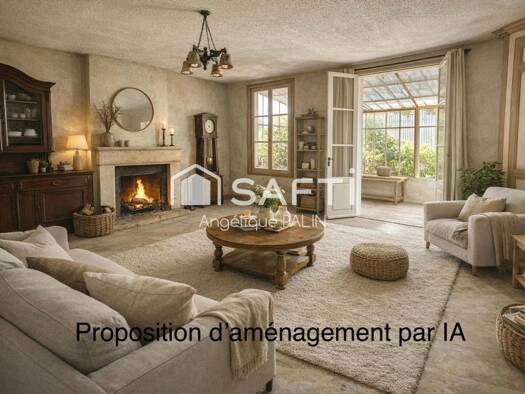 Maison de plain-pied à vendre 69 500 € 4 pièces 3 chambres 135 m² 2 710 m² de terrain Sainte-Menehould 51800