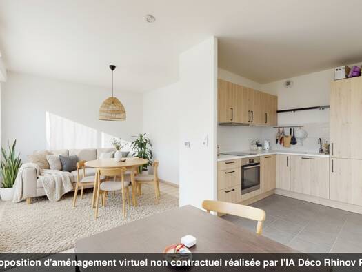 Appartement à vendre 165 850 € 2 pièces 1 chambre 44 m² RDC/2 Chêne-Grassinière Vertou 44120