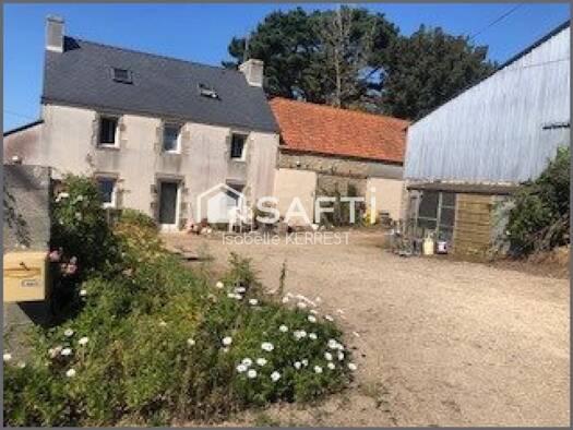 Ferme à vendre 198 500 € 7 pièces 4 chambres 123 m² 2 640 m² de terrain Plouescat 29430