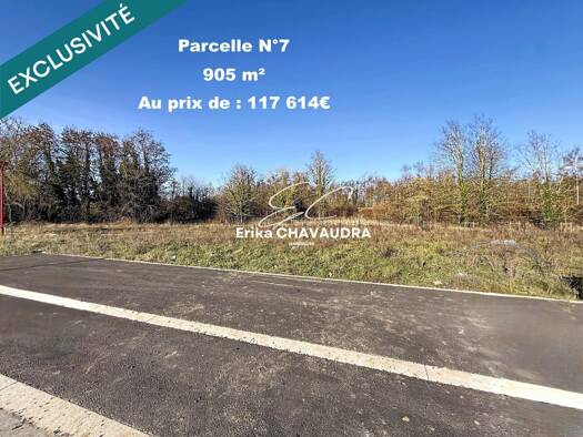 Terrain constructible viabilisé à vendre 117 614 € 905 m² de terrain Nord Méricourt 62680