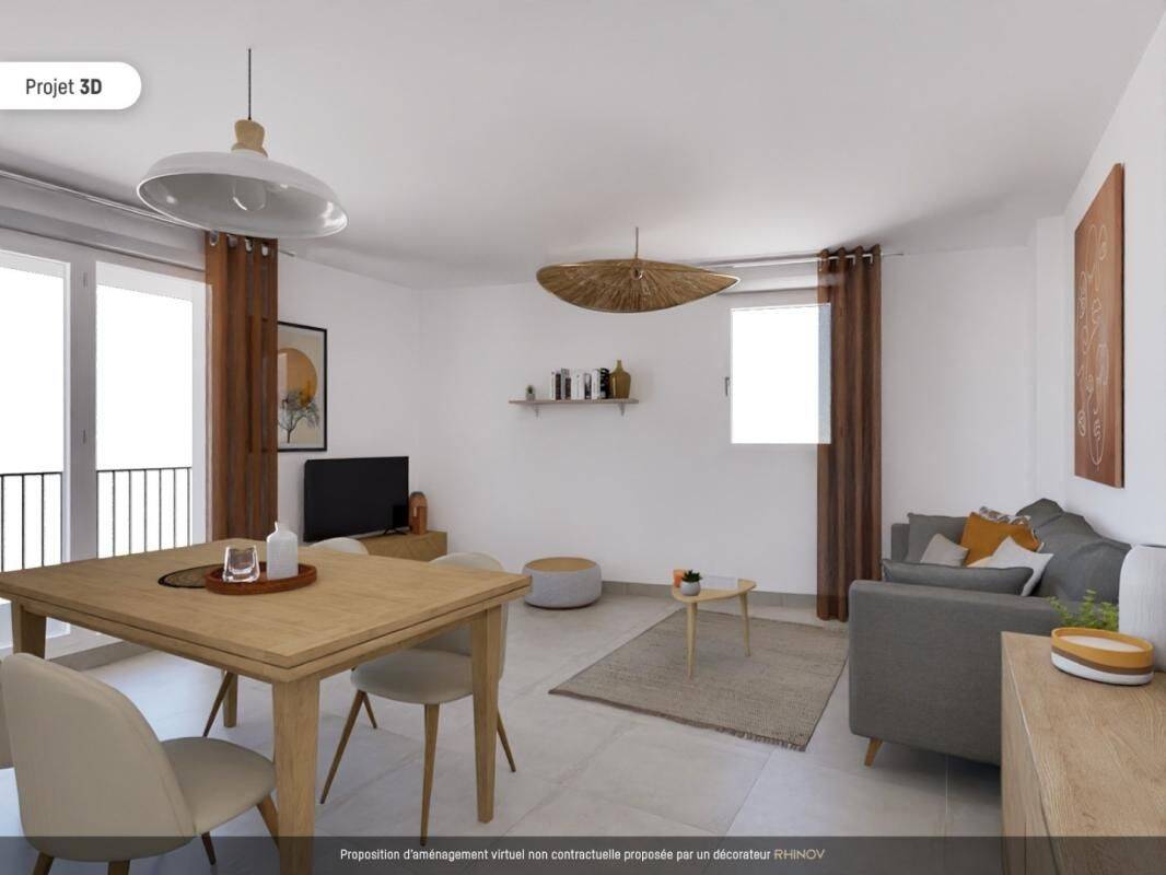 Appartement 3 pièces 61 m² · à Marseille 8ème Arrondissement · 61 m² · 1 148 €/mois