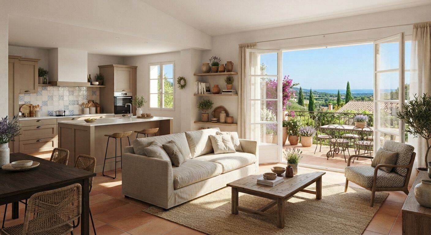 Appartement 3 pièces 45 m² · à Auribeau-sur-Siagne · 45 m² · 225 500 €