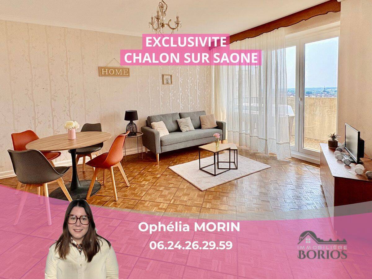 Appartement 3 pièces 77 m² · à Chalon-sur-Saône · 77,2 m² · 95 000 €
