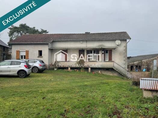 Maison à vendre 76 000 € 5 pièces 3 chambres 78 m² 4 121 m² de terrain Firbeix 24450