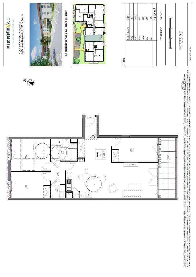 Appartement 3 pièces 84 m² · à La Boisse · 84 m² · 922 €