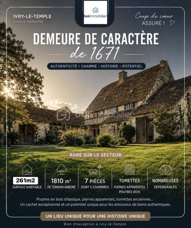 Maison 7 pièces 261 m² · à Grisy-les-Plâtres · 261 m² · 391 500 €