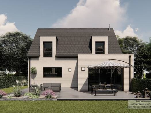 Terrain avec maison neuve à vendre 384 500 € 4 pièces 3 chambres 120 m² 305 m² de terrain Zone Sud-Saint Goustan Auray 56400