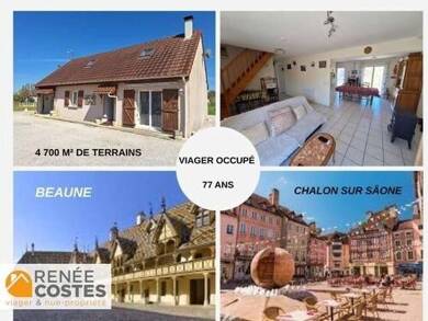 Maison en viager occupé Bouquet 44 440 € 6 pièces 5 chambres 115 m² 4 747 m² de terrain Frontenard 71270