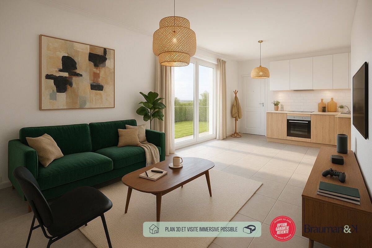 Appartement 3 pièces 57 m² · à Monts · 57 m² · 222 000 €
