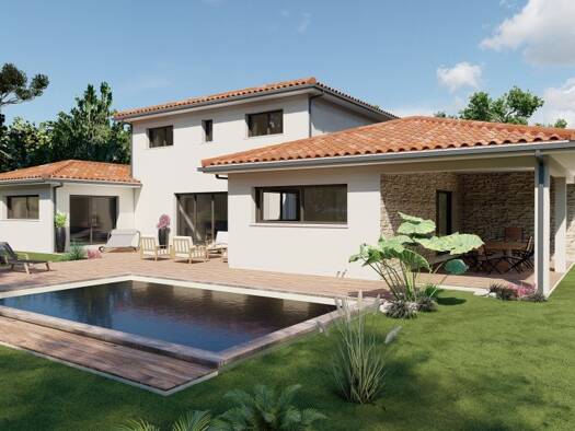 Terrain avec maison neuve à vendre 740 000 € 4 pièces 3 chambres 227 m² 16 000 m² de terrain Laburgade 46230