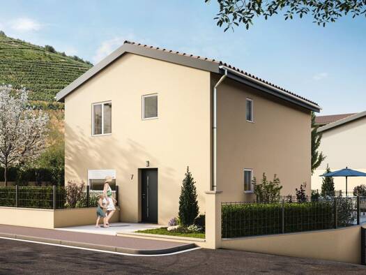 Villa à vendre - neuf 400 000 € 4 pièces 3 chambres 90 m² dès le 31/03/2027 Ampuis 69420