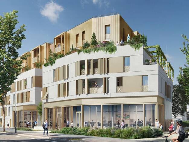 Appartement à vendre - neuf 258 000 € 3 pièces 2 chambres 66,2 m² 1er étage Europe Tours 37100