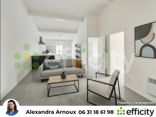 Appartement à vendre 295 000 € 2 pièces 1 chambre 54 m² Étage 2/2 Centre Ville Aix-en-Provence 13100