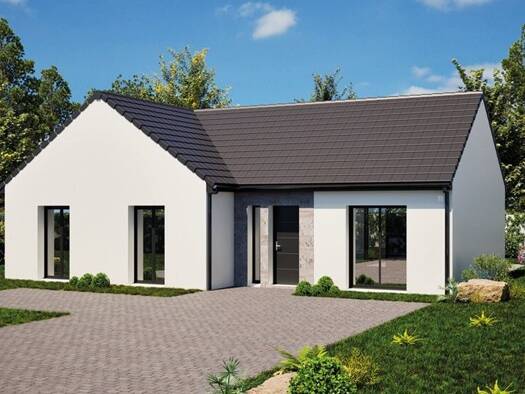 Terrain avec maison neuve à vendre 255 500 € 4 pièces 3 chambres 108 m² 584 m² de terrain Sarry 51520