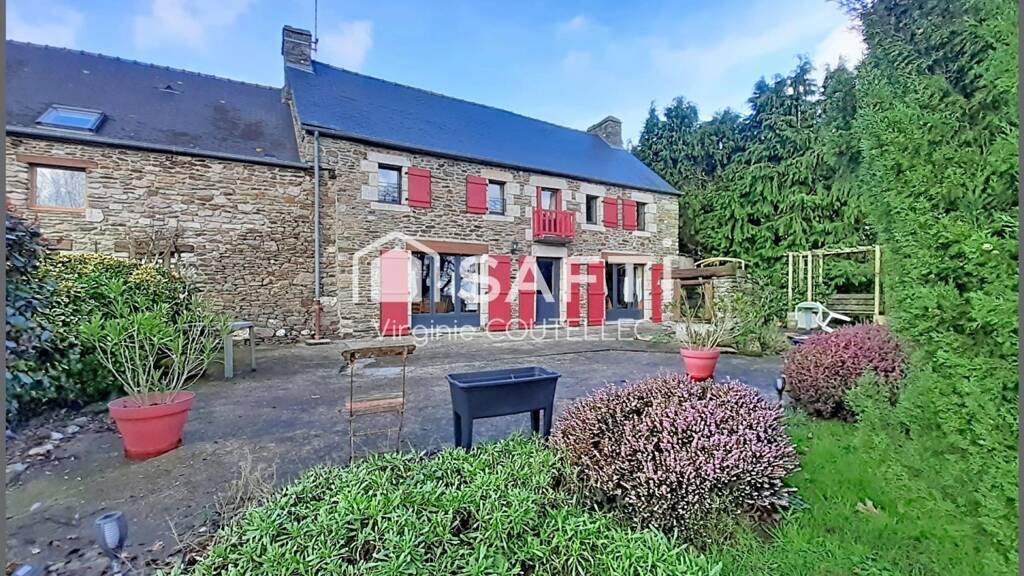 Maison à vendre 320 000 € 8 pièces 5 chambres 200 m² 2 070 m² de terrain Taupont 56800