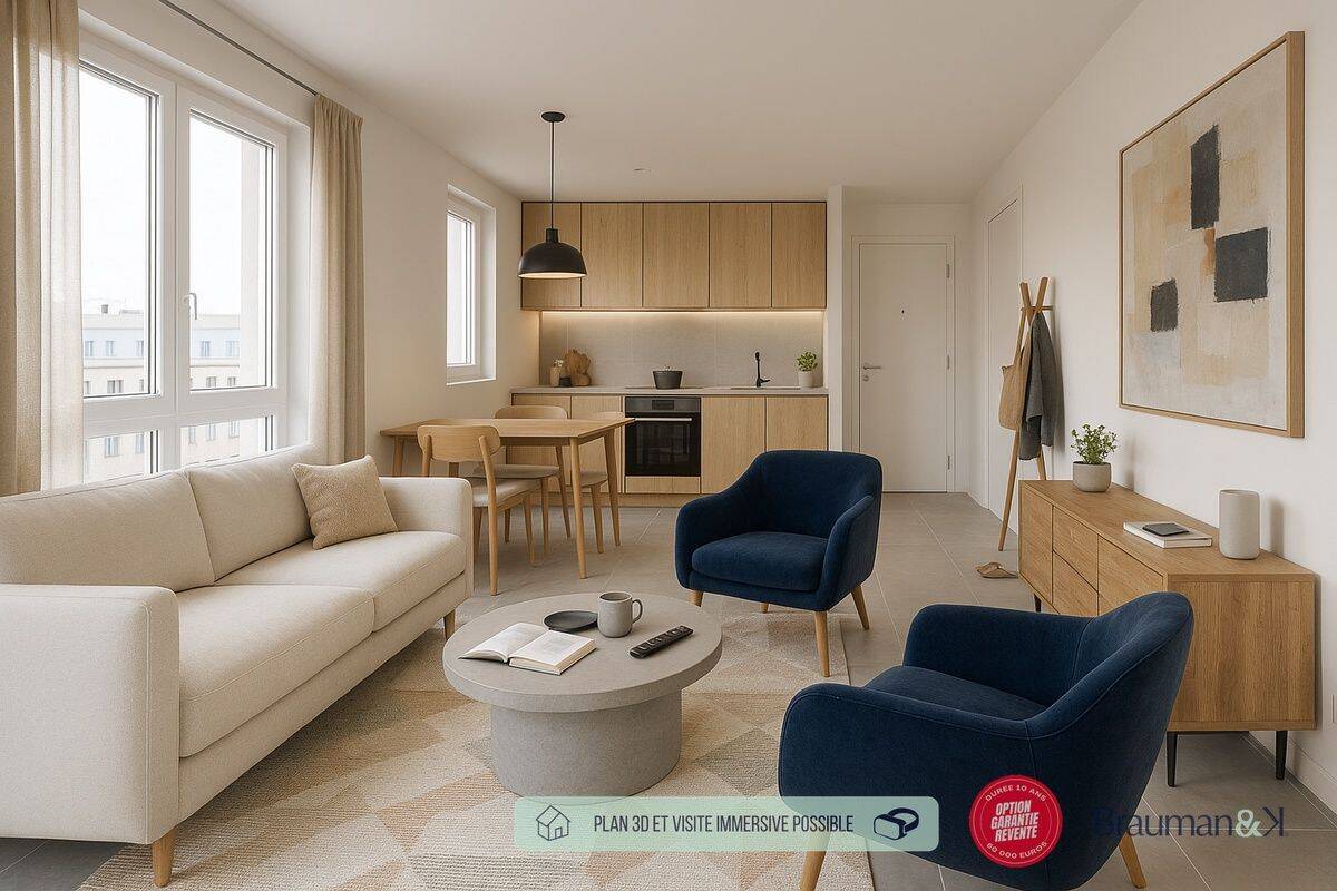 Appartement 1 pièce 18 m² · à La Roche-sur-Yon · 18 m² · 94 400 €
