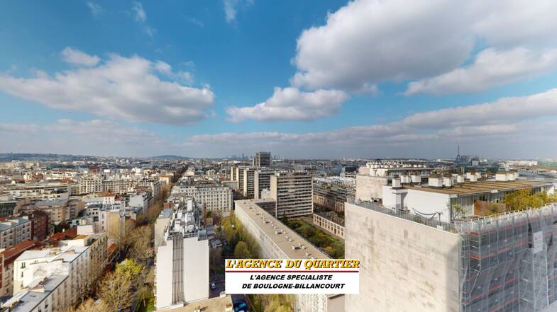 Appartement à vendre 749 000 € 3 pièces 2 chambres 88 m² Étage 18/20 Grenier–Point du Jour Boulogne Billancourt 92100