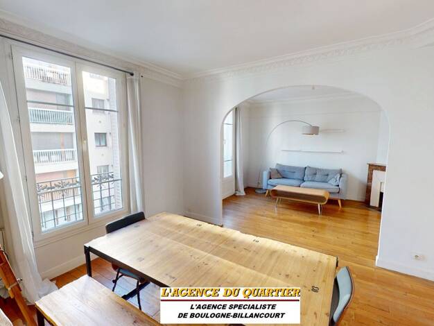 Appartement à vendre 424 000 € 3 pièces 2 chambres 58 m² Étage 3/5 Vaillant-Sembat Boulogne-Billancourt 92100