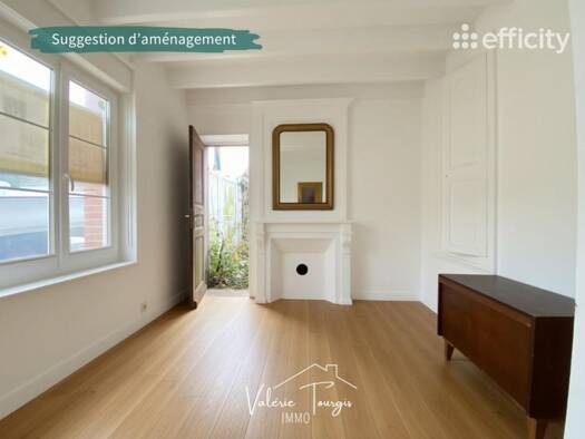 Maison de ville à vendre 69 900 € 2 pièces 1 chambre 40 m² 127 m² de terrain Montfarville 50760