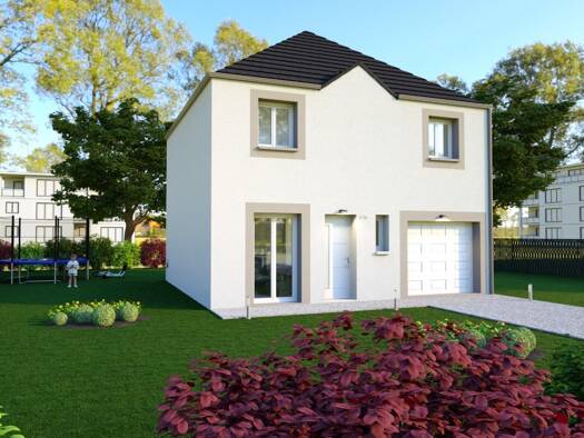 Terrain avec maison neuve à vendre 371 129 € 6 pièces 4 chambres 85,3 m² 330 m² de terrain Pasteur-Place Marx Dormoy-La Longueraie Vigneux-sur-Seine 91270