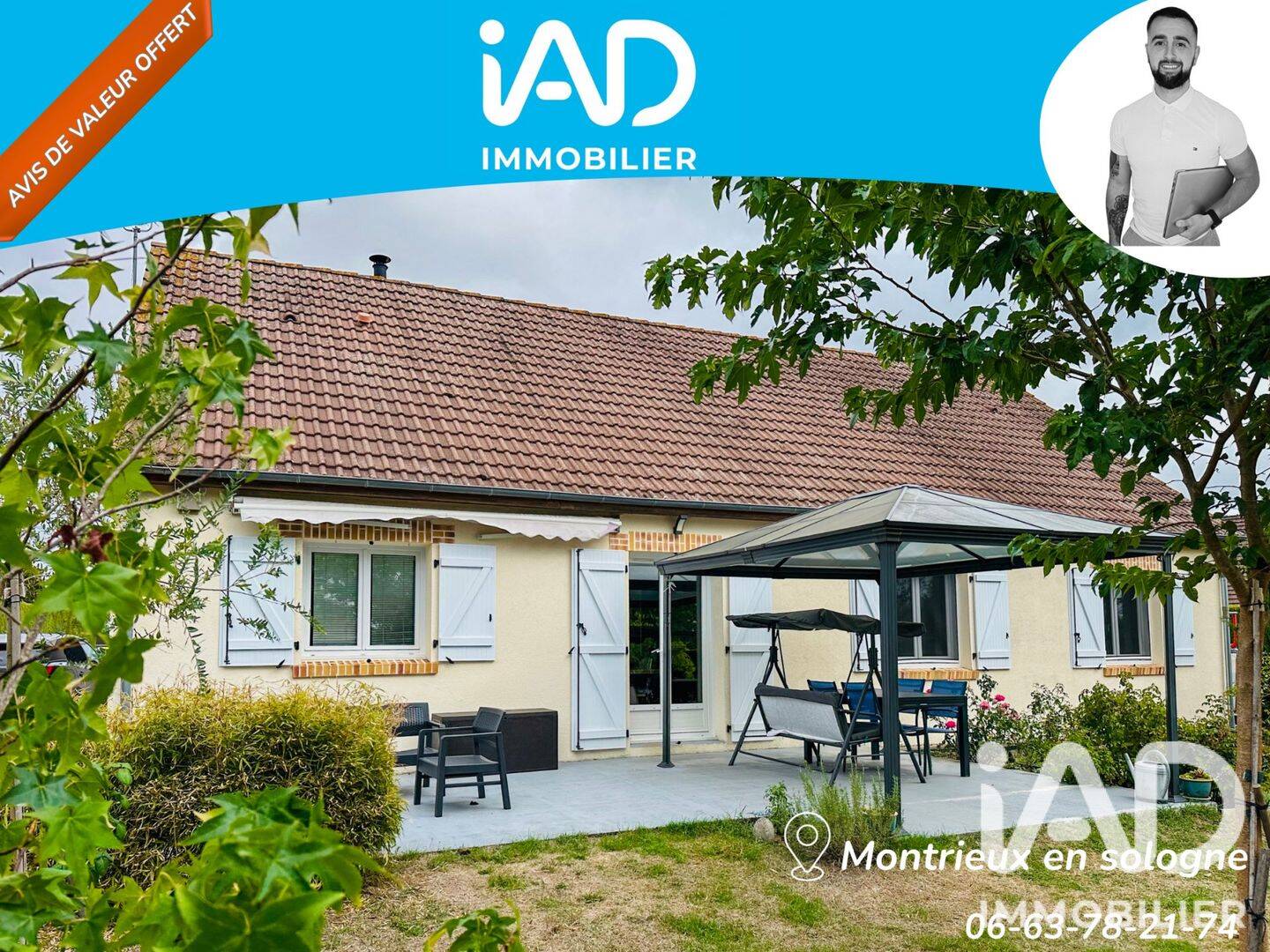 Maison 4 pièces 98 m² · à Montrieux-en-Sologne · 98 m² · 170 000 €