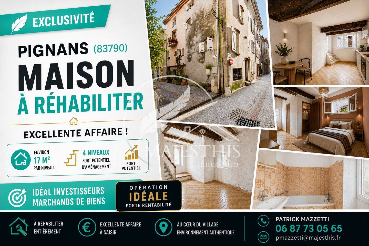 Maison 4 pièces 70 m² · à Pignans · 70 m² · 89 900 €