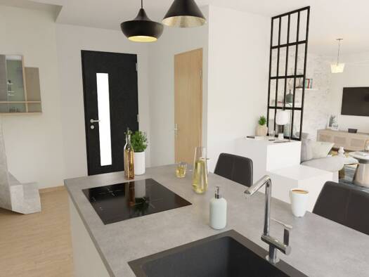 Terrain avec maison neuve à vendre 399 000 € 4 pièces 3 chambres 85 m² 558 m² de terrain Le Puy-Sainte-Réparade 13610