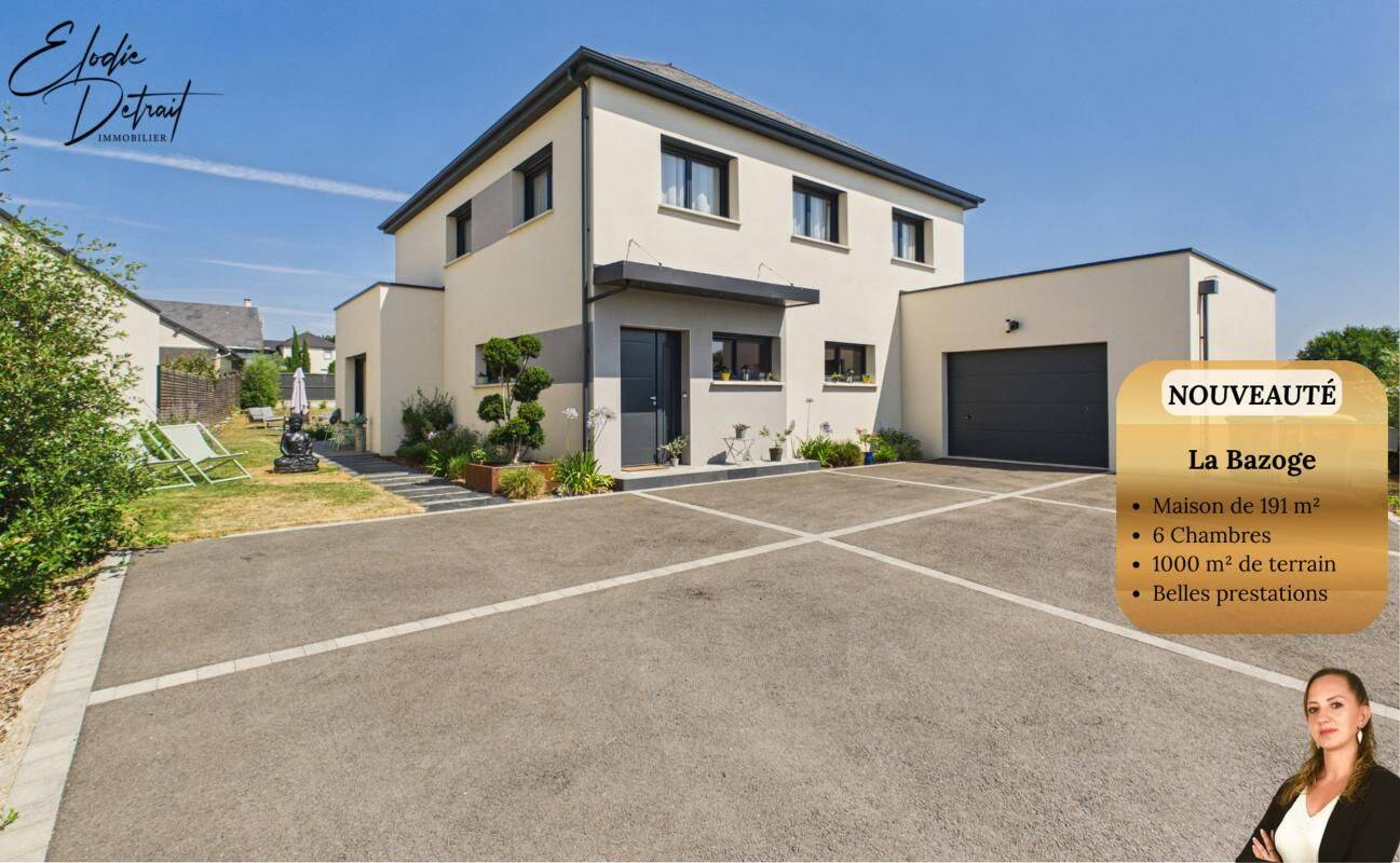 Maison 8 pièces 191 m² · à La Bazoge · 191 m² · 449 900 €