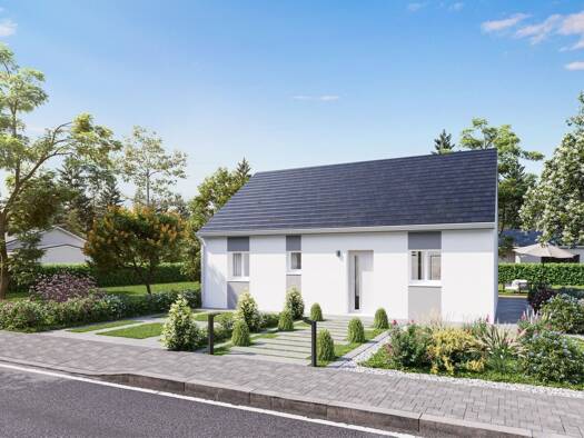 Terrain avec maison neuve à vendre 160 000 € 3 pièces 2 chambres 75 m² 500 m² de terrain Belleau 02400