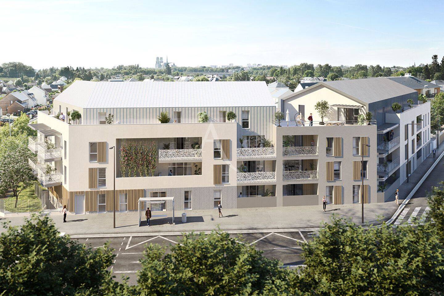 Appartement 2 pièces 42 m² · à Angers · 41,6 m² · 188 141 €