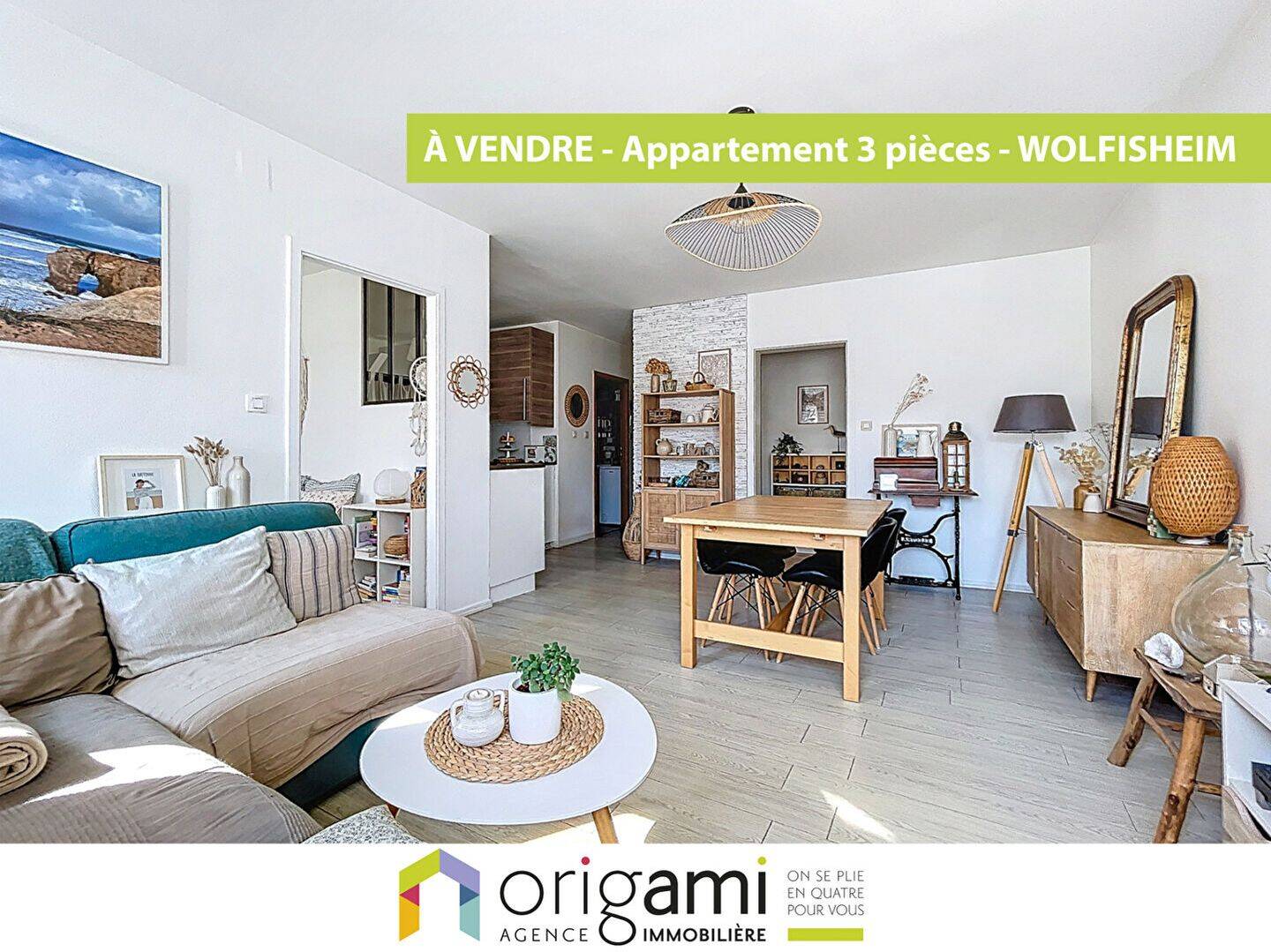 Appartement 3 pièces 63 m² · à Wolfisheim · 63 m² · 180 000 €