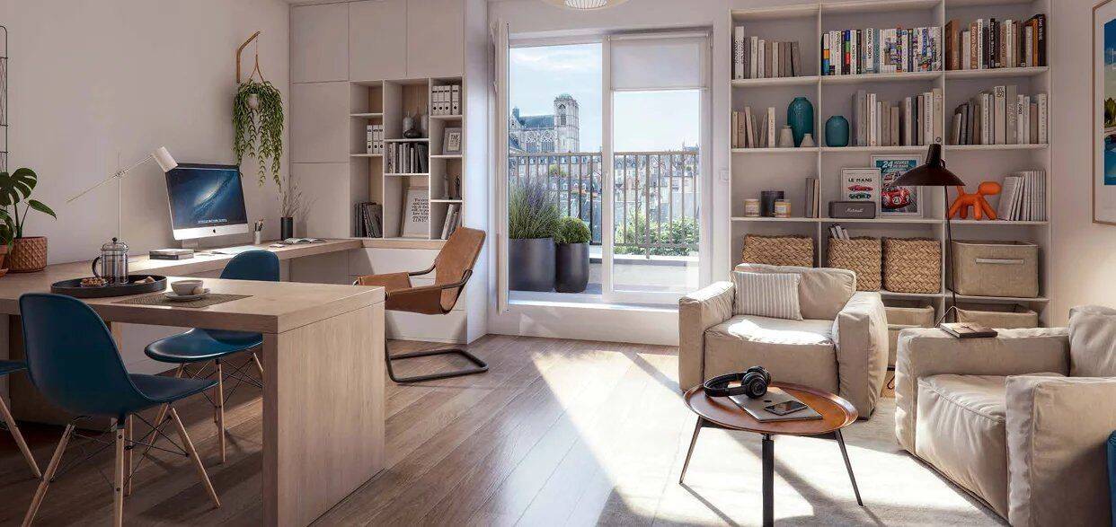 Appartement 2 pièces 46 m² · à Le Mans · 45,5 m² · 163 000 €