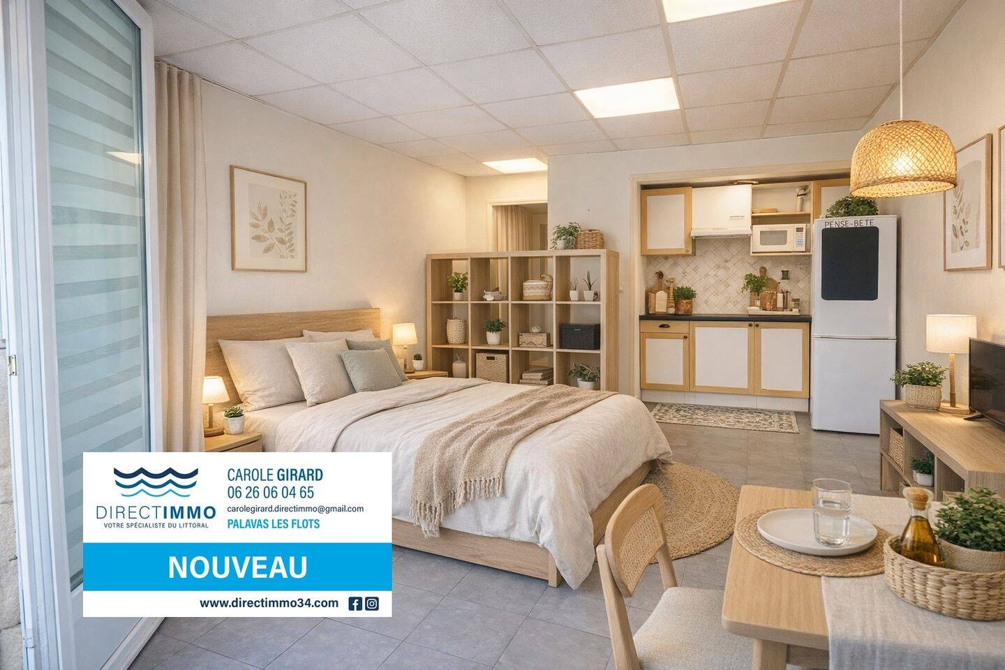 Appartement 1 pièce 25 m² · à Palavas-les-Flots · 25,1 m² · 129 000 €
