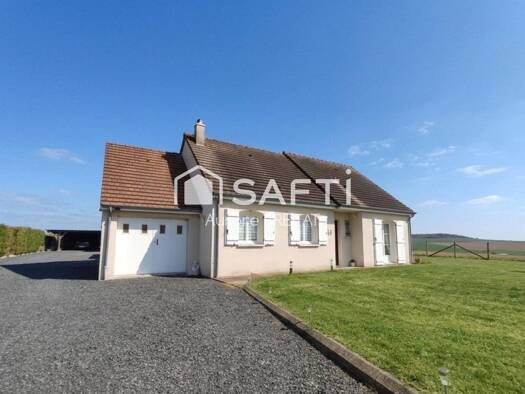 Maison de plain-pied à vendre 200 000 € 3 pièces 2 chambres 77 m² 2 009 m² de terrain Brizay 37220