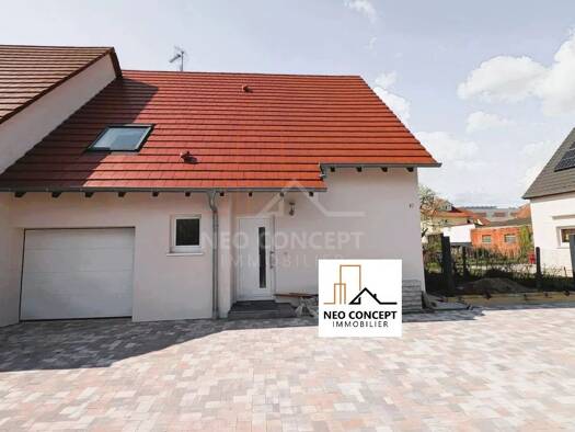 Maison à louer 1 200 € 4 pièces 111,2 m² 301 m² de terrain Sud Est Bischwiller 67240