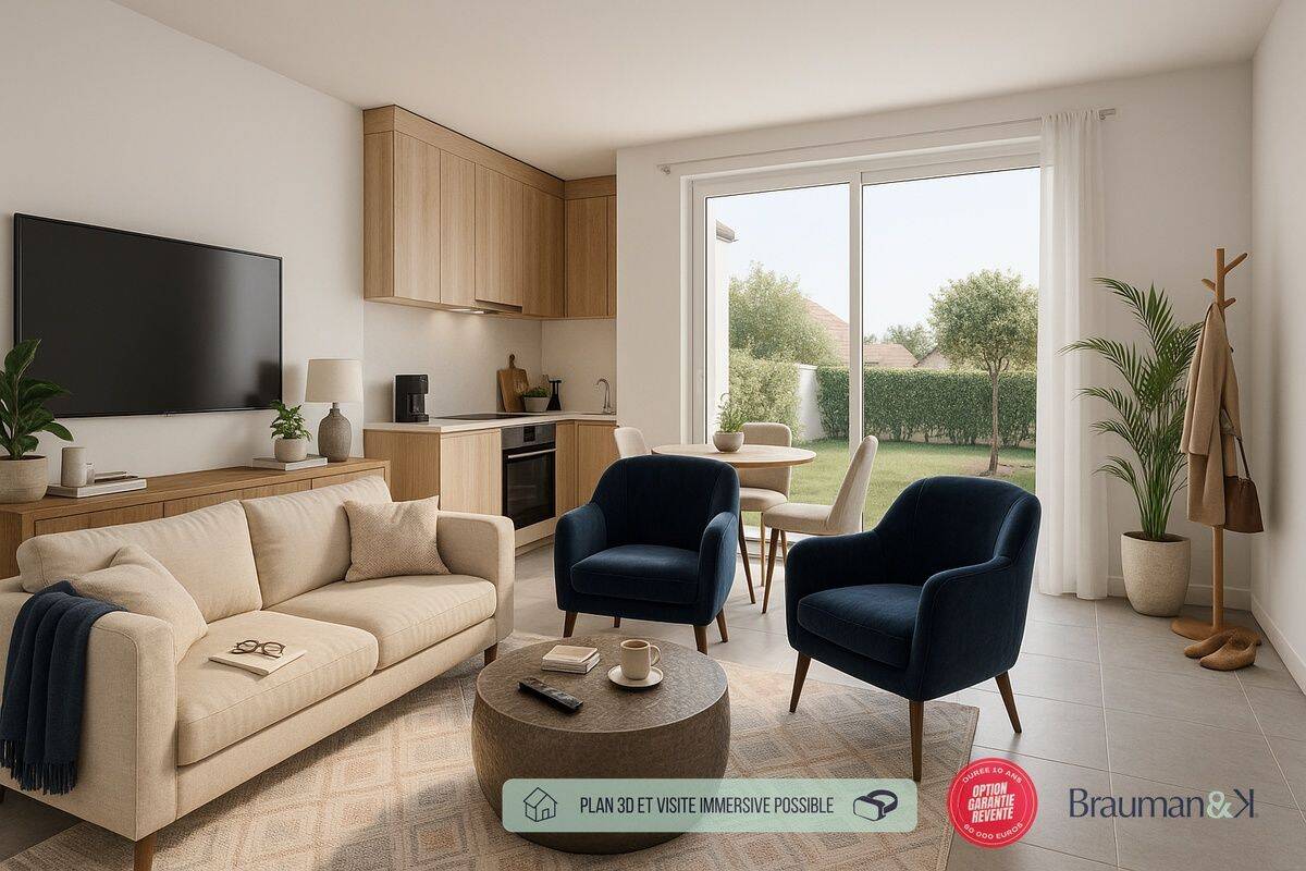 Appartement 3 pièces 63 m² · à Riom · 63 m² · 218 000 €