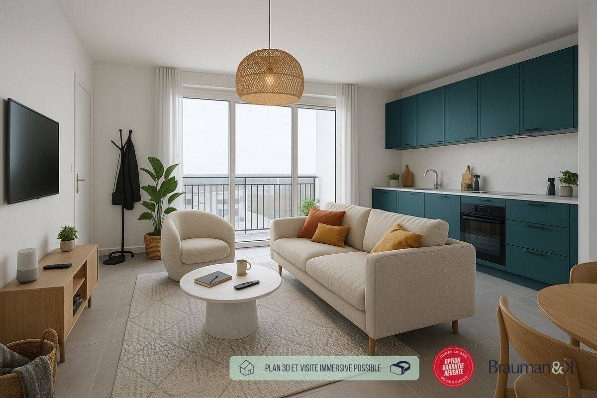 Appartement 3 pièces 55 m² · à Quint-Fonsegrives · 55 m² · 241 700 €