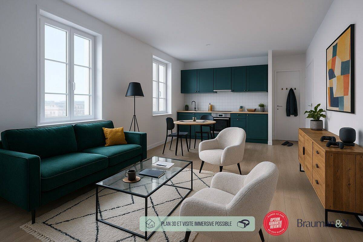 Appartement 2 pièces 47 m² · à Caudan · 47 m² · 199 000 €