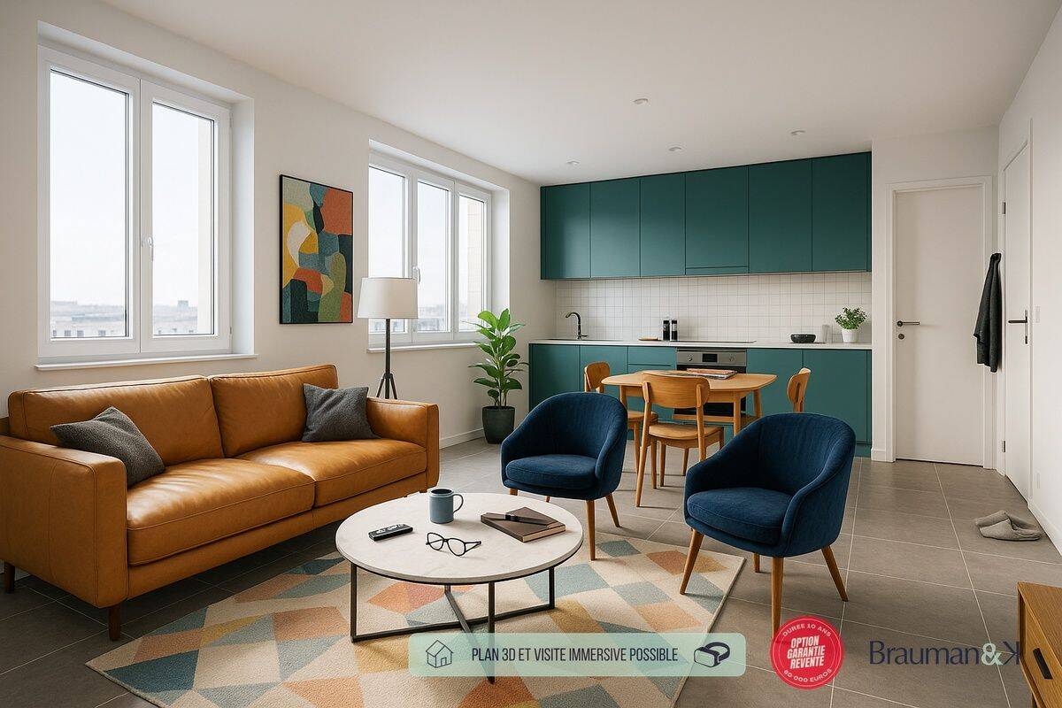 Appartement 3 pièces 91 m² · à Marquette-lez-Lille · 91 m² · 322 900 €
