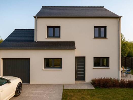 Terrain avec maison neuve à vendre 274 207 € 5 pièces 4 chambres 100 m² 313 m² de terrain Saint-André-sur-Orne 14320